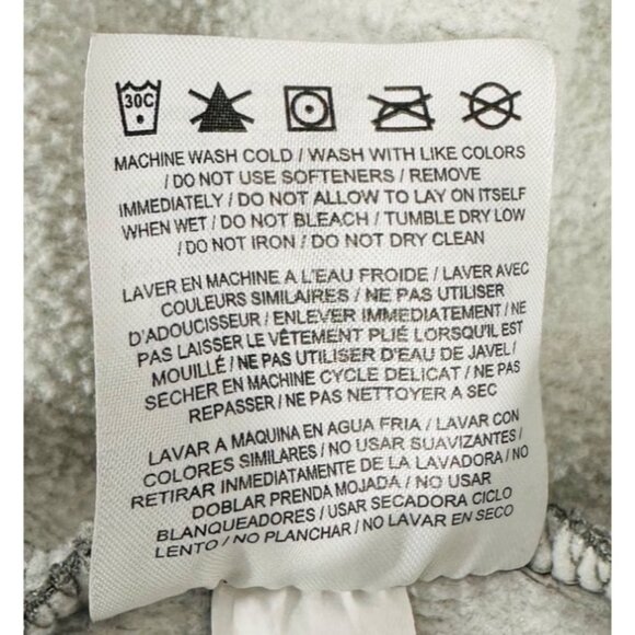 Nike Dri-Fit Gray & Black Pullover Hoodie Sweatshirt L - Picture 6 of 8